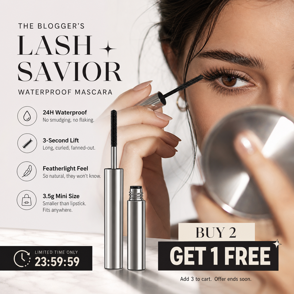 🎁2026 New Arrivals 50% OFF💥Waterproof Curling & Lengthening Mascara ✨